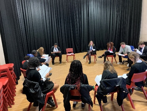 Our House Rehearsals Our House rehearsals - script read throughs