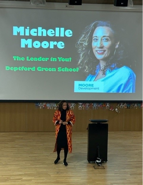 Michelle Moore Assemblies Michelle Moore visits y9 & Y10 Assemblies