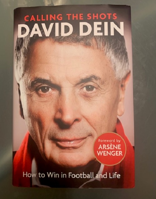 David Dein Book Photo of David Dein (arsenal) book
