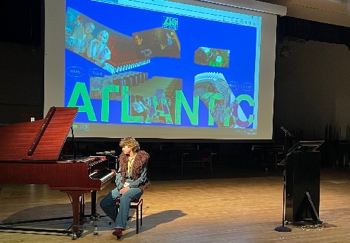 Katie Plays piano at the Austin Deboh event
