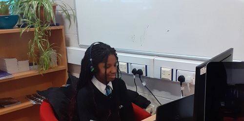 Y9 Student in Careers Hub Y9 Student in Careers Hub
