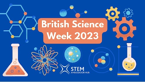 a POSTER ADVERTISING BRITISH SCIENCE WEEK