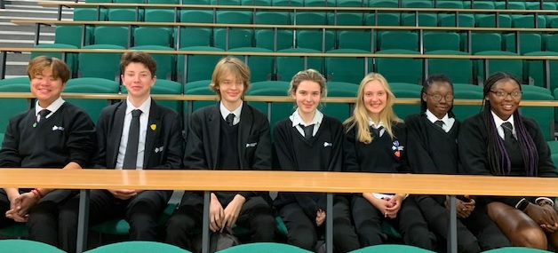 A photograph of 7 year 11 school captains